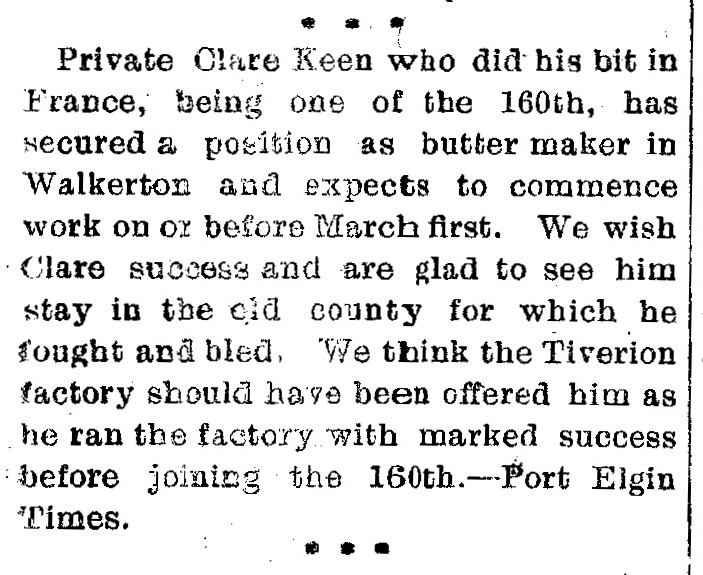 Kincardine Reporter, February 20, 1919